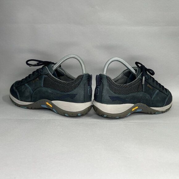 Dansko Paisley Shoes Women's Size 7 Navy Blue Waterproof Leather Hiking Sneakers - Picture 6 of 12